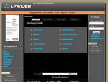 Tablet Screenshot of linkweb.hu